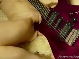 Rocker S Kinky Girlfriend Fucks Her Pussy With An Electric Guitar
