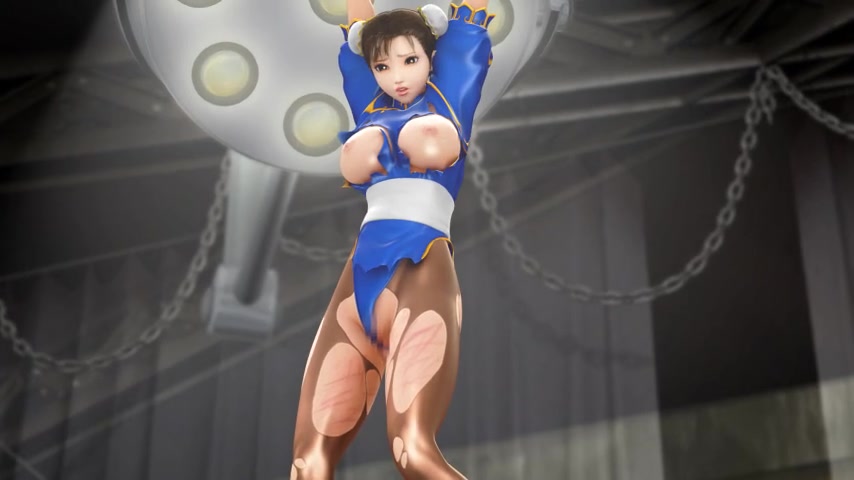 Street Fighter Li disgrace bondage