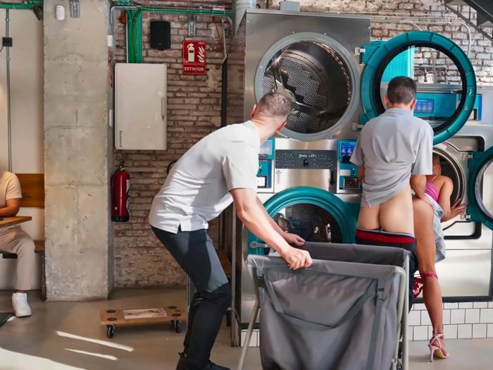 Double Loading The Laundromat Milf